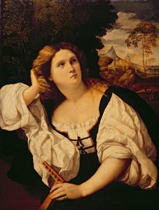 Dame med en lut, ca. 1520-25